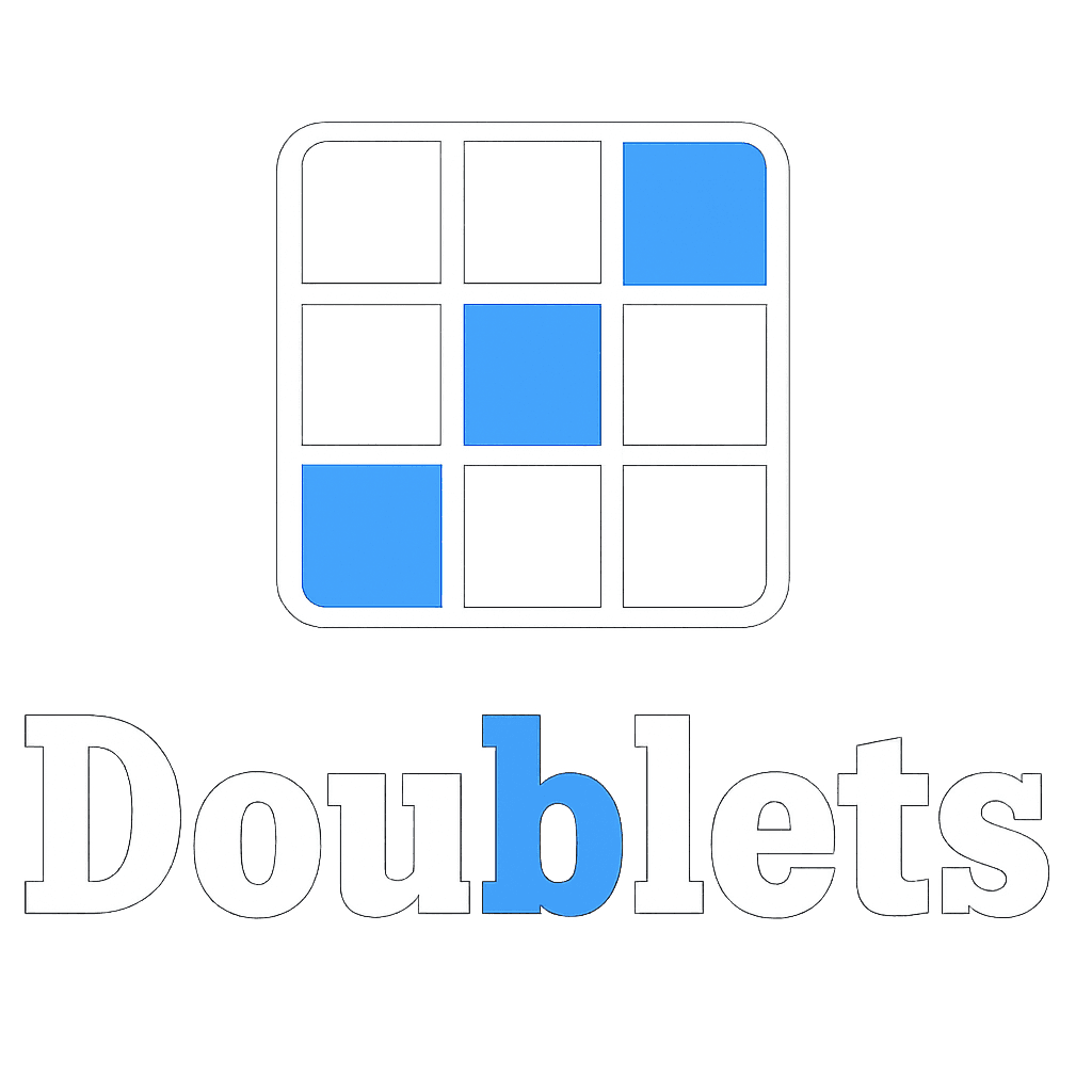 Doublets daily word game logo